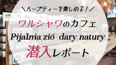【ワルシャワ】ナチュラルな雰囲気のカフェ「Pijalnia ziół dary natury」潜入レポート！